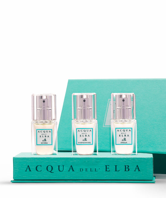 Giftset Mediterranea | 3 Travel Eau de parfum 15 ml | Acqua dell Elba