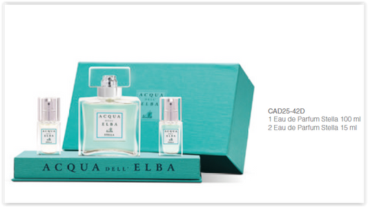Giftset- Stella - Eau de Parfum -  100ml + 2x15 ml - Acqua dell Elba