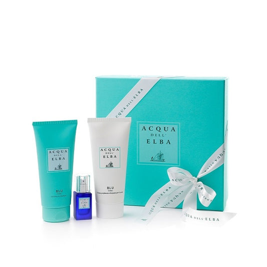 BLU Eau de Parfum Heren 15ml + Bodycreme 200ml + Showergel 200ml - Acqua dell Elba
