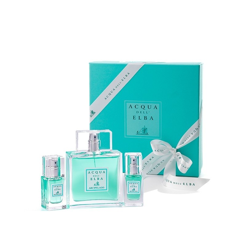 Arcipelago Giftset Heren- 100ml Eau de Parfum + 2 x 15ml - Acqua dell Elba